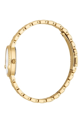 Montre à quartz en acier - Doré et argenté