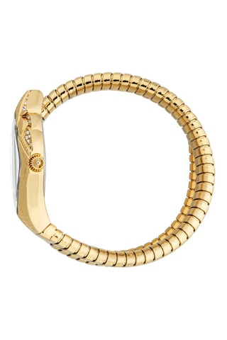 Montre à quartz en acier - Doré