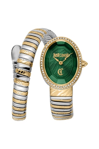 Montre à quartz en acier - Argenté et doré