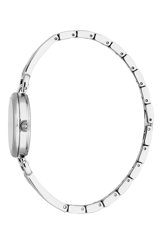 Montre à quartz en acier - Argenté et noir