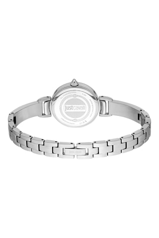 Montre à quartz en acier - Argenté et noir