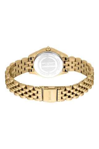 Montre à quartz en acier - Doré