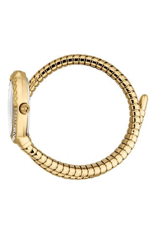 Montre à quartz en acier - Doré et argenté