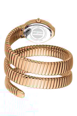 Montre à quartz en acier - Doré rose et bleu