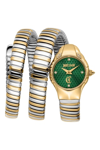 Montre à quartz en acier - Argenté et doré