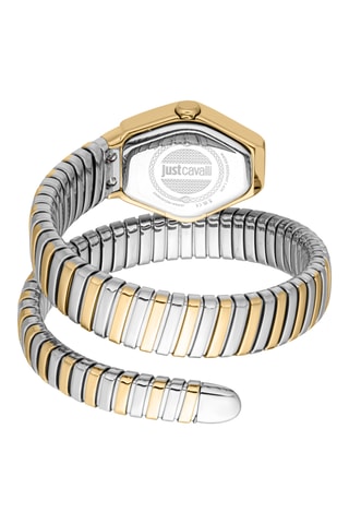 Montre à quartz en acier - Argenté et doré