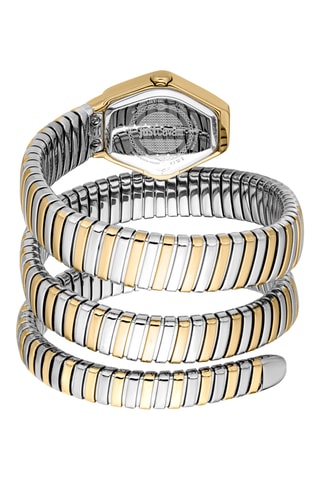 Montre à quartz en acier - Doré et argenté