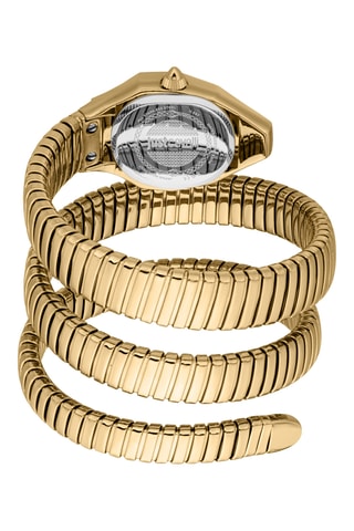 Montre à quartz en acier - Doré