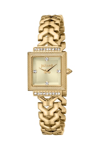 Montre à quartz en acier - Doré