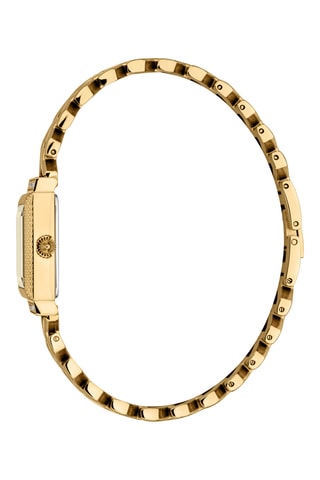 Montre à quartz en acier - Doré