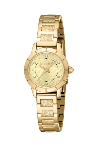 Montre à quartz en acier - Doré