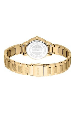 Montre à quartz en acier - Doré