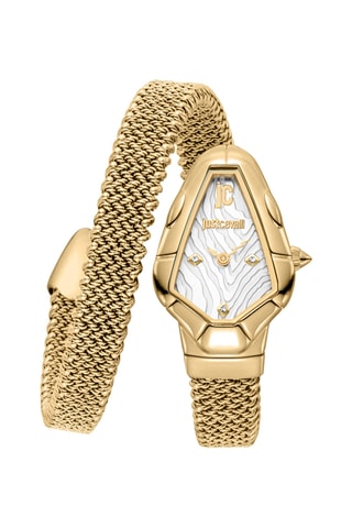 Montre à quartz en acier - Doré et argenté