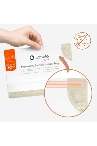 Bolsas esterilizadoras para microondas sin BPA - 8 piezas