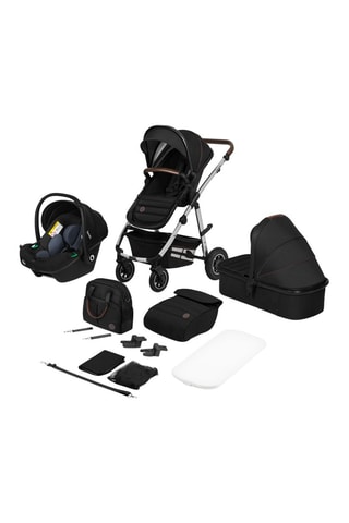 Multifunctionele Buggy 3-in-1 Amber - Zwart - Vanaf de Geboorte t/m 4 Jaar - T/m 22 kg
