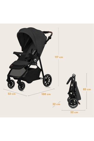 Buggy Emma - Antraciet - 6 maanden tot 4 jaar - T/m 22 kg