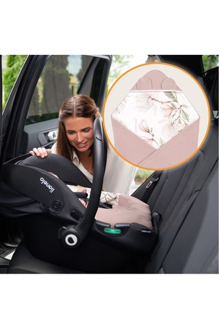 Dubbelzijdige Voetenzak Travel - Beige en Wit - T/m 18 Maanden - 90 cm