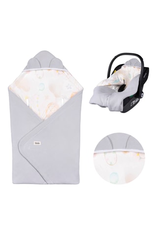 Voetenzak - Paars en Wit -  Vanaf 12 t/m 18 Maanden - 90 cm