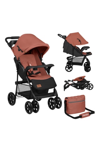 Buggy - Roze en Zwart - 6 maanden tot 3 jaar - T/m 15 kg
