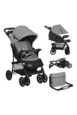 Buggy - Grijs en Zwart - 6 maanden tot 3 jaar - T/m 15 kg