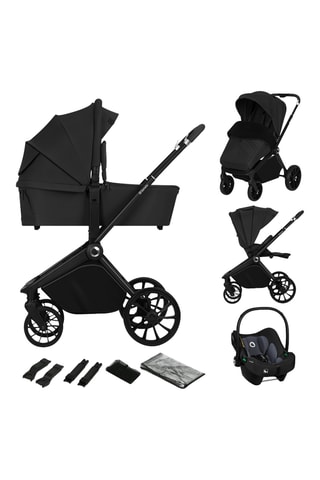 Kinderwagen Trio - Zwart - Vanaf de Geboorte t/m 4 Jaar - T/m 22 kg