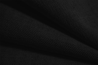 Canapé Clotilde - Noir - 2 places - Revêtement en tissu chenille