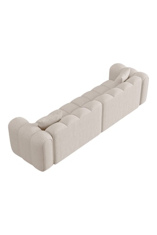 Canapé modulaire Arden - Beige - 4 places - En tissu structurel