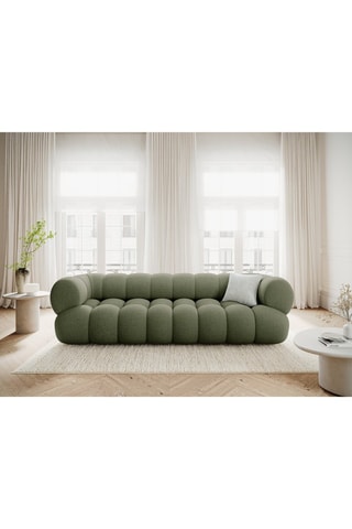 Canapé Maurice - Vert - 4 places - En tissu chenille