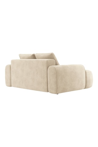 Canapé Simona - Beige - 2 places - En polyester