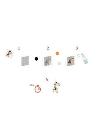 1500 perles à coller à l'eau - Dès 7 ans