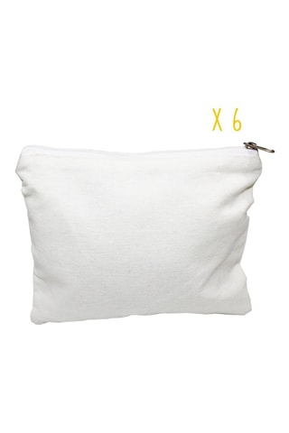 6 trousses - Blanc