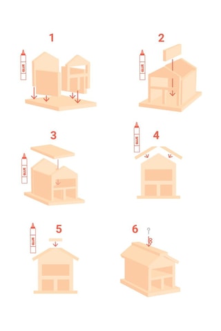Hôtel à insectes à construire en bois - Dès 5 ans