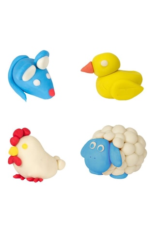 Pâte à jouer végétale - 8 pièces - Dès 1 an