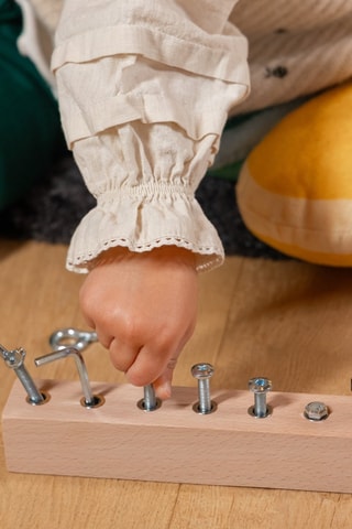 Jeu de bricolage en bois - 10 pièces - Dès 3 ans