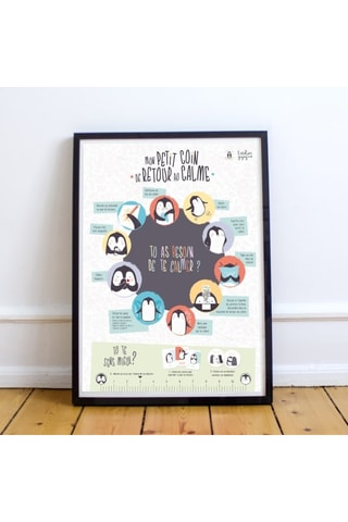 Affiche Mon Petit coin du Retour au Calme - 29,7 x 42 cm