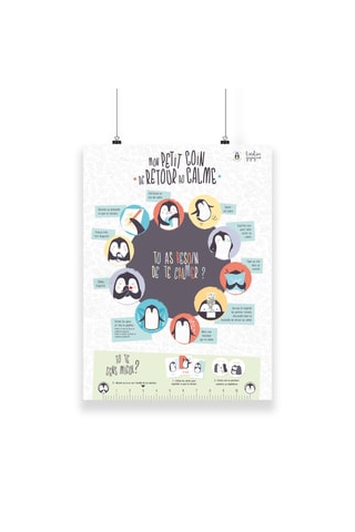 Affiche Mon Petit coin du Retour au Calme - 29,7 x 42 cm