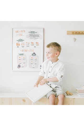 Affiche Avant de Partir à l'Ecole - 29,7 x 42 cm