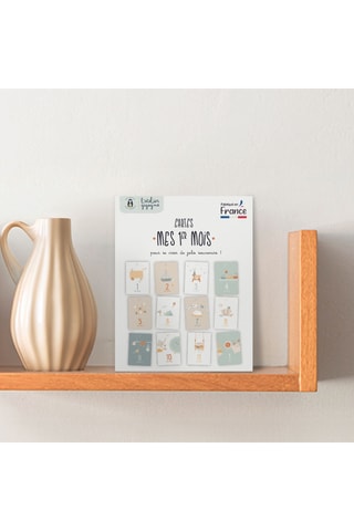 12 cartes Mes 1er Mois Doux Souvenirs