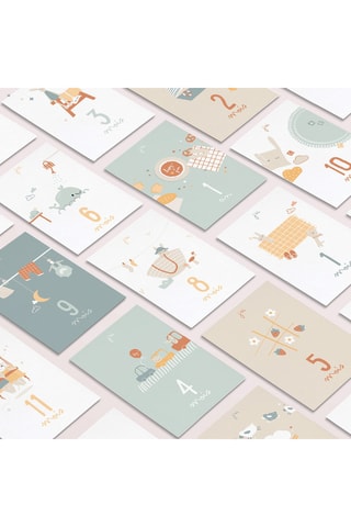 12 cartes Mes 1er Mois Doux Souvenirs