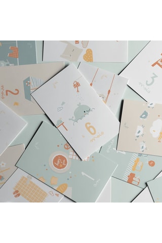 12 cartes Mes 1er Mois Doux Souvenirs