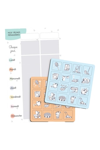 Tableau de tâches ménagères