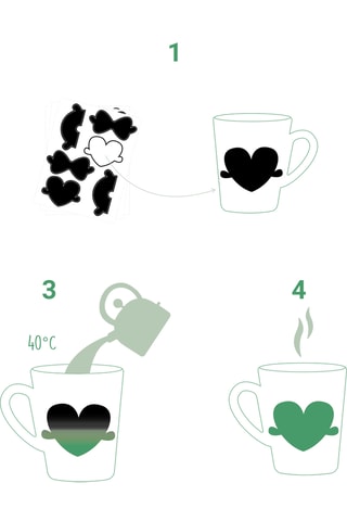 Gommette thermosensible - 12 pièces