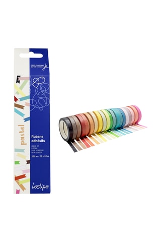 20 mini rubans adhésifs - 10 m