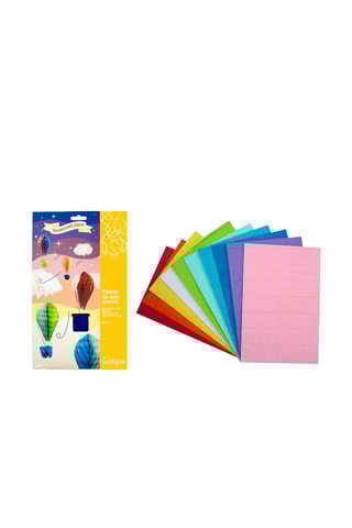 Papier de soie alvéolé - 10 pièces - 28 x 17,5 cm