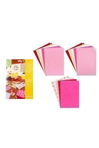 25 coupons en feutrine - Multicolore - 20 x 30 cm