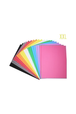 20 feuilles de mousse pailletée adhésive - 21 x 29,7 cm