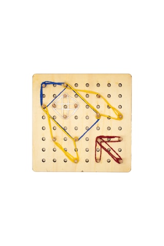 Géoplan et métier à tisser en bois - Dès 3 ans