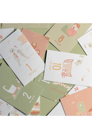 12 cartes Mes 1er Mois Instants Magiques