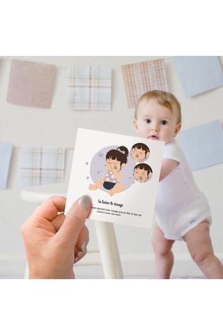 7 cartes Bébé signe Mon Hygiène - Dès 6 mois