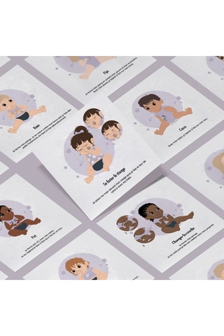 7 cartes Bébé signe Mon Hygiène - Dès 6 mois